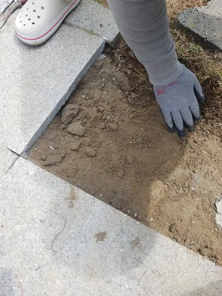 성동 경계석 시공 시공 전