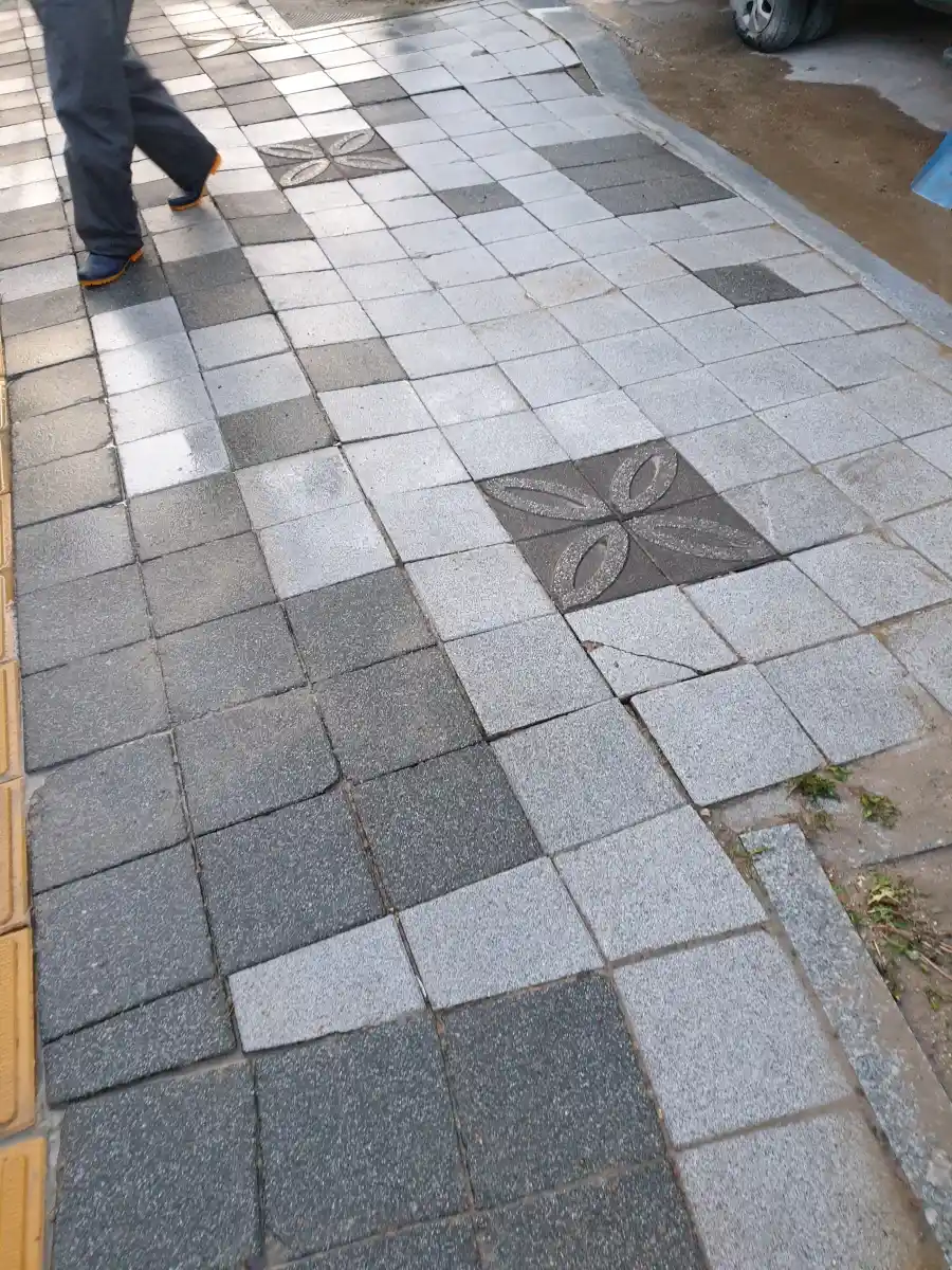 노원 보도블럭 시공 시공 후