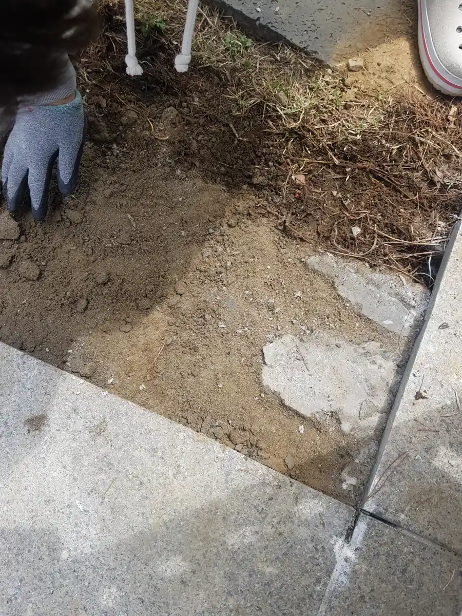 구로 경계석 시공 시공 전