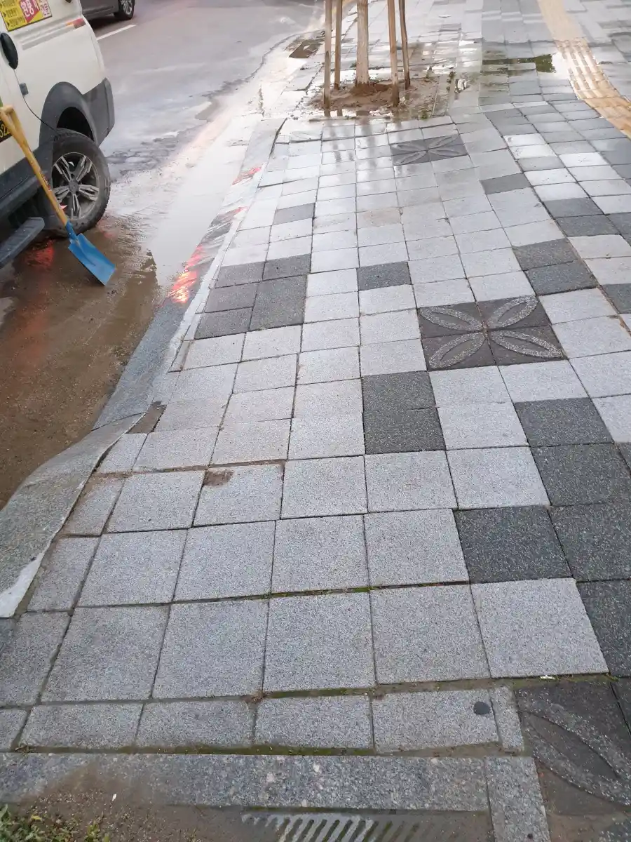 동작 보도블럭 시공 시공 후